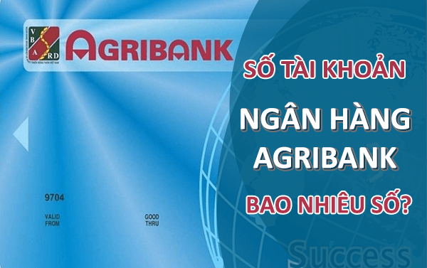 Số tài khoản Agribank được ghi ở đâu?